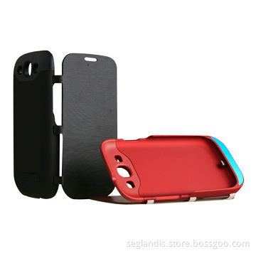 Battery Cases for Samsung Galaxy S3 i9300 with 2,200mAh Battery, Smart Power Indication